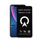 KZY İLETİŞİM Apple iPhone XR ile uyumlu Tam Kaplayan Anti Statik Görünmez Safir Ekran Koruyucu Hayalet Cam