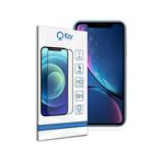 KZY İLETİŞİM Apple iPhone Xr ile uyumlu Tam Kaplayan Temperli Ekran Koruyucu Cam