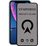 KZY İletişim Apple iPhone XR Tam Kaplayan Privacy Hayalet Temperli Ekran Koruycu Cam