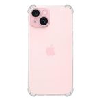 KZY İletişim Apple KZY İletişim iPhone 15 Plus ile Uyumlu Kapak Kamera Korumalı Airbag Antishock Köşe Korumalı Şeffaf Silikon Kılıf