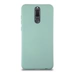 KZY İletişim Huawei Mate 10 Lite ile Uyumlu Kapak ile Uyumlu İçi Kadife Lansman Silikon Kılıf - Turkuaz