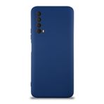 KZY İletişim Huawei P Smart 2021 ile Uyumlu Kapak İçi Kadife Kamera Korumalı Lansman Silikon Kılıf - Lacivert