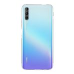 KZY İletişim Huawei P Smart Pro ile Uyumlu Kapak Kamera Korumalı Tıpalı Silikon Şeffaf Kılıf