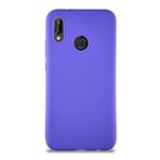 KZY İletişim Huawei P20 Lite ile Uyumlu Kılıf Soft Premier Renkli Silikon Kapak - Mor