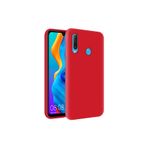 KZY İletişim Huawei P30 Lite ile Uyumlu İçi Kadife Soft Logosuz Lansman Silikon Kılıf - Kırmızı