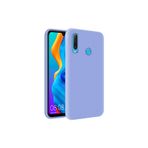 KZY İletişim Huawei P30 Lite ile Uyumlu İçi Kadife Soft Logosuz Lansman Silikon Kılıf - Lila