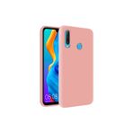 KZY İletişim Huawei P30 Lite ile Uyumlu İçi Kadife Soft Logosuz Lansman Silikon Kılıf - Pembe