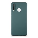 KZY İletişim Huawei P30 Lite ile Uyumlu Kapak İçi Kadife Kamera Korumalı Lansman Silikon Kılıf - Yeşil