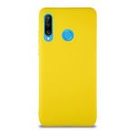 KZY İletişim Huawei P30 Lite ile Uyumlu Kılıf Soft Premier Renkli Silikon Kapak - Sarı