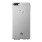 KZY İletişim Huawei Y7 2018 ile Uyumlu Kapak 1mm Şeffaf Silikon Kılıf