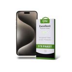 KZY İLETİŞİM iPhone 15 Pro Max ile Uyumlu Temperli Ekran Koruyucu Kırılmaz Cam Ekonomik 5'li Paket