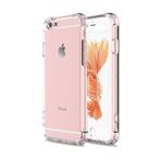 KZY İletişim iPhone 6s Plus ile uyumlu ile Uyumlu Kapak Şeffaf Airbag Antishock Köşe Korumalı Silikon Kılıf