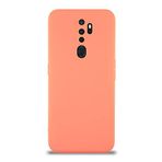 KZY İletişim Oppo A9 2020 ile Uyumlu Kapak ile Uyumlu İçi Kadife Kamera Korumalı Lansman Silikon Kılıf