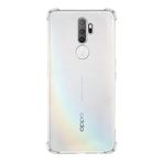 KZY İletişim Oppo A9 2020 ile Uyumlu Kapak Kamera Korumalı Antishock Köşe Korumalı Şeffaf Silikon Kılıf