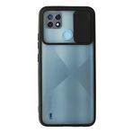 Kzy İletişim Realme C21 ile Uyumlu Kapak Lensi Açılır Kapanır Kamera Korumalı Kılıf - Siyah