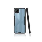 KZY İletişim Realme C21 ile Uyumlu Kılıf Kamera Korumalı Colorful Kapak - Siyah