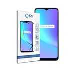 KZY İLETİŞİM Realme C25 ile uyumlu Tam Kaplayan Fiber Nano Ekran Koruyucu Cam