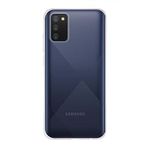 KZY İLETİŞİM Samsung Galaxy A02s ile uyumlu Kapak 1mm Şeffaf Silikon Kılıf