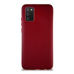KZY İletişim Samsung Galaxy A02S ile Uyumlu Kılıf Soft Premier Renkli Silikon Kapak - Mürdüm
