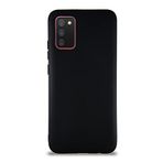 KZY İletişim Samsung Galaxy A02S ile Uyumlu Kılıf Soft Premier Renkli Silikon Kapak - Siyah