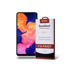 KZY İLETİŞİM Samsung Galaxy A10 ile uyumlu Temperli Ekran Koruyucu Kırılmaz Cam Ekonomik 3'lü Paket