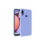 KZY İletişim Samsung Galaxy A10s ile Uyumlu İçi Kadife Soft Logosuz Lansman Silikon Kılıf - Lila