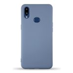 KZY İletişim Samsung Galaxy A10S ile Uyumlu Kapak İçi Kadife Lansman Silikon Kılıf - Petrol Mavisi