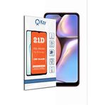 KZY İLETİŞİM Samsung Galaxy A10S ile uyumlu Tam Kaplayan 21D Temperli Ekran Koruyucu Cam