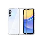 KZY İletişim Samsung Galaxy A35 ile Uyumlu Kapak Kamera Korumalı Süper Silikon Şeffaf Kılıf