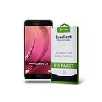 KZY İLETİŞİM Samsung Galaxy C5 ile uyumlu Temperli Ekran Koruyucu Kırılmaz Cam Ekonomik 5'li Paket