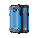 KZY İletişim-Samsung Galaxy J4 ile Uyumlu Kapak Çift Katmanlı Zırh Tank Kılıf - Mavi (Mavi)