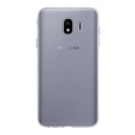 KZY İLETİŞİM Samsung Galaxy J4 Uyumlu ile uyumlu Kapak 1mm Şeffaf Silikon Kılıf
