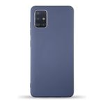 KZY İletişim Samsung Galaxy M31S ile Uyumlu Kapak ile Uyumlu İçi Kadife Lansman Silikon Kılıf - Petrol Mavisi