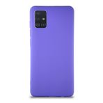 KZY İletişim Samsung Galaxy M31S ile Uyumlu Kılıf Soft Premier Renkli Silikon Kapak - Mor