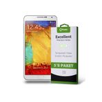 KZY İLETİŞİM Samsung Galaxy Note 3 ile uyumlu Temperli Ekran Koruyucu Kırılmaz Cam Ekonomik 5'li Paket
