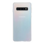 KZY İLETİŞİM Samsung Galaxy S10 Uyumlu ile uyumlu Kapak 1mm Şeffaf Silikon Kılıf