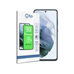 KZY İLETİŞİM Samsung Galaxy S21 FE ile uyumlu Tam Kaplayan Seramik Nano Esnek Ekran Koruyucu Cam