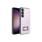KZY İletişim Samsung Galaxy S23 Plus ile uyumlu Yanları Renkli Lens Korumalı Logo Gösteren Luxury Silikon Kılıf - Siyah