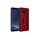 KZY İletişim Samsung Galaxy S8 Plus ile Uyumlu Kapak Military Yüzüklü Stantlı Panzer Tank Kılıf - Kırmızı