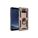 KZY İletişim Samsung Galaxy S8 Plus ile Uyumlu Kapak Military Yüzüklü Stantlı Panzer Tank Kılıf - Rose Gold
