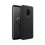 KZY İLETİŞİM Samsung Galaxy S9 ile uyumlu Kapak Mat Siyah Silikon Lux Kılıf