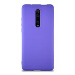 KZY İletişim Xiaomi Mi 9T ile Uyumlu Kılıf Soft Premier Renkli Silikon Kapak - Mor