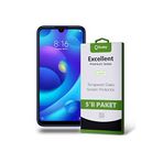KZY İLETİŞİM Xiaomi Mi Play ile uyumlu Temperli Ekran Koruyucu Kırılmaz Cam Ekonomik 5'li Paket