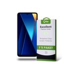 KZY İletişim Xiaomi Poco C65 Uyumlu Temperli Ekran Koruyucu Kırılmaz Cam Ekonomik 5'li Paket