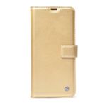 Kzy İletişim Xiaomi Poco X3 GT ile Uyumlu Deri Deluxe Kapaklı Cüzdanlı Kılıf - Gold