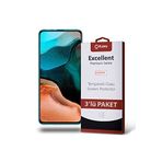 KZY İLETİŞİM Xiaomi Redmi K30 Pro ile uyumlu Temperli Ekran Koruyucu Kırılmaz Cam Ekonomik 3'lü Paket
