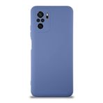 KZY İletişim Xiaomi Redmi Note 10 ile Uyumlu Kapak İçi Kadife Kamera Korumalı Lansman Silikon Kılıf - Mor