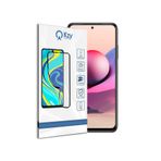 KZY İLETİŞİM Xiaomi Redmi Note 10S ile uyumlu Tam Kaplayan Fiber Nano Ekran Koruyucu Cam