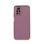 KZY İletişim Xiaomi Redmi Note 11 Pro 5G ile Uyumlu Kapak Kamera Korumalı Lazer Kesim Lüx Silikon Kılıf - Mor