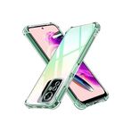 KZY İletişim Xiaomi Redmi Note 12S ile Uyumlu Kapak Kamera Korumalı Airbag Antishock Köşe Korumalı Şeffaf Silikon Kılıf